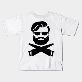 bearded carpenter Kids T-Shirt